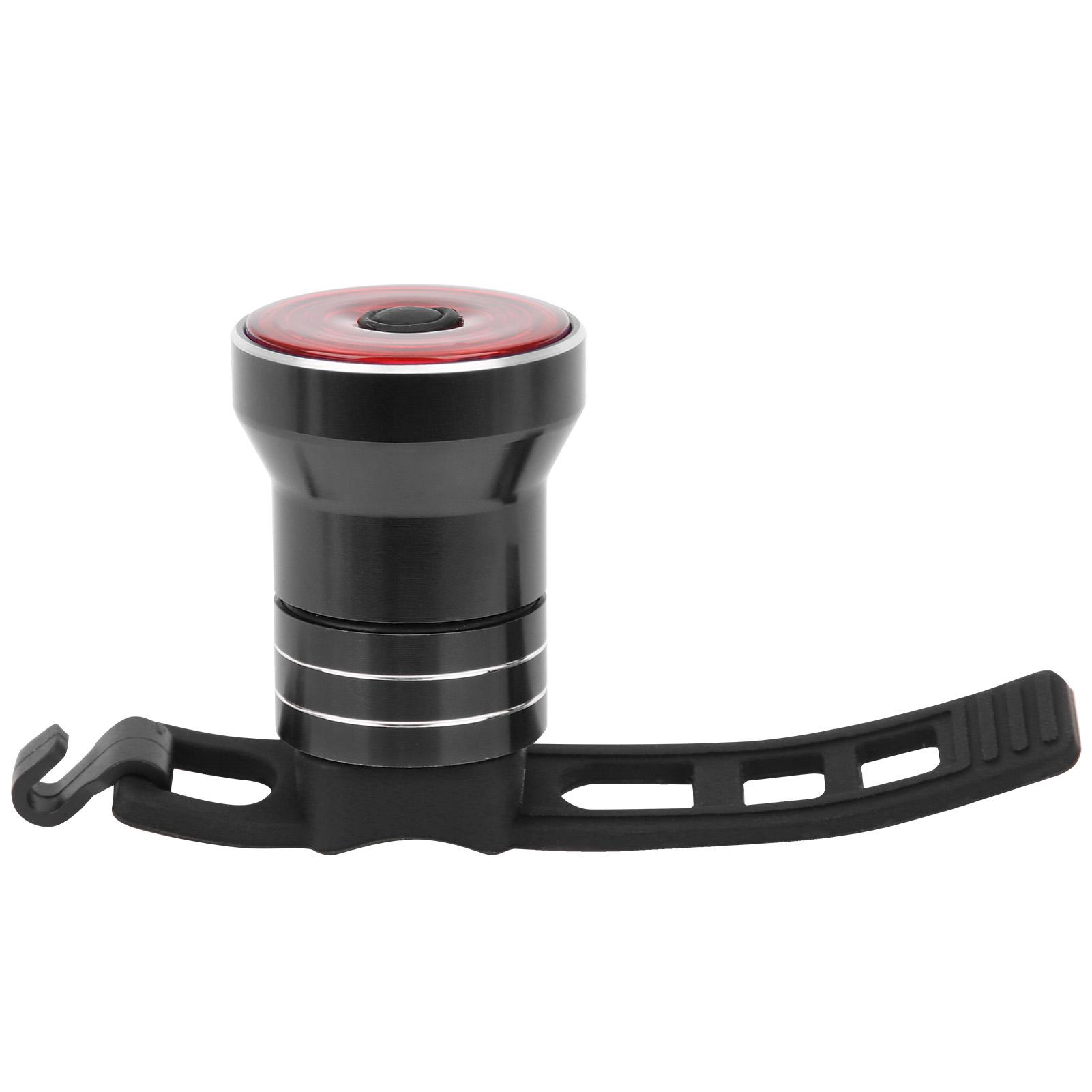 

ZTTO Bicycle Brake Sensing Light Waterproof LED Rear Light USB Rechargeable Cycling TaillightBlack чорний