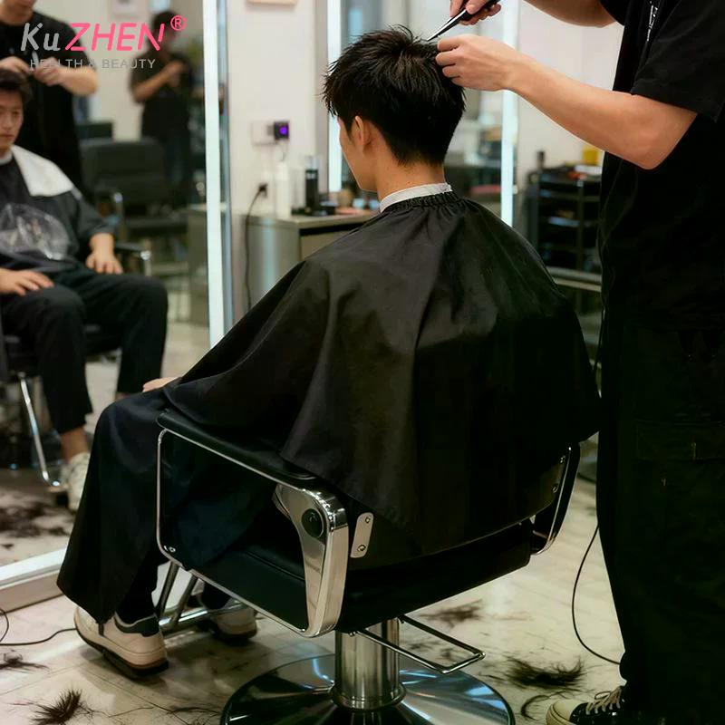 Professional Hairdressing Hair Cutting Cape With Adjustable Snap Closure Salon Barber Cape 140*120cm Waterproof Hairdressing