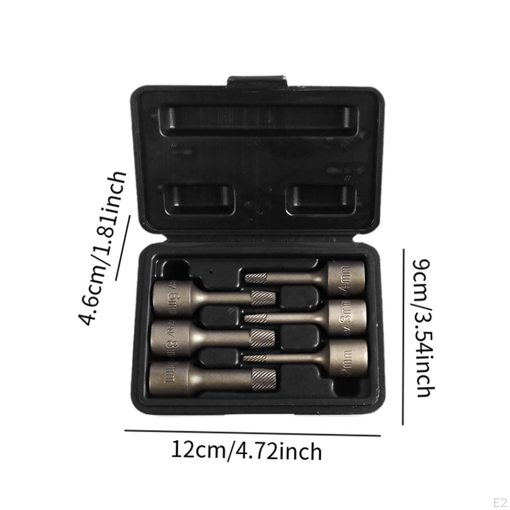3/8 Broken Head Screw Extractor Remove Kits Maintenance Rustproof Practical for