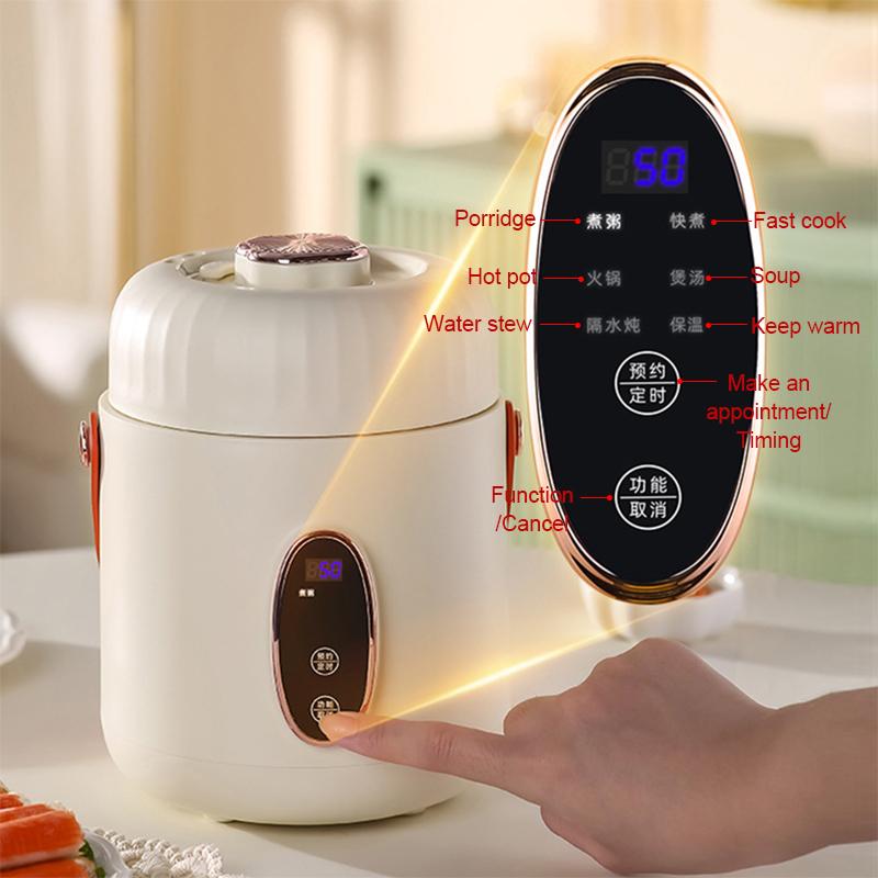 1,4l elektrická konvice, hrnec na ohřev vody, termální ohřev, kotel, polévka, dušená kaše, pomalý hrnec, nudle, rýže, hrnek na vaření