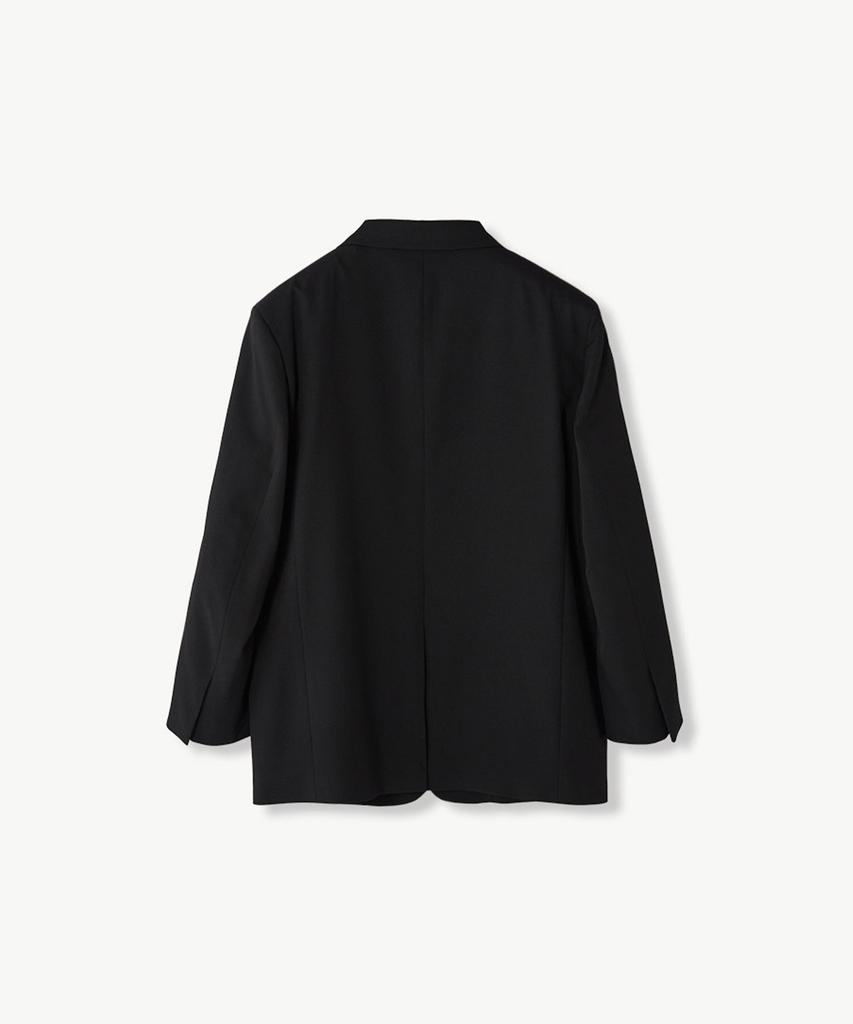 Stco Twill Comfort Setup Blazer_Black (Real Oversized Fit)_Sejvz77Osb