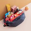 1pc Large Capacity Foldable Shopping Bag, Portable Travel Tote with Anti Spill Design, Durable Nylon, Crossbody Shoulder Strap