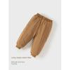 David Bella Boys' Corduroy Pants 2026 Winter New Style Baby Padded Jogger Pants Children's Class a Cotton Pants