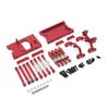 Mangniu Remote Control Car Metal Accessories: Servo Compartment & Shock Absorber Kit for D90/D91/D96/MN98/99S Models