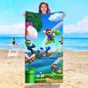 M-Marios Beach Towel Bath Towels Bathroom Playa Sauna Travel For Home Spa Swimming Pool Baby Microfiber Quick Drying Gym Shower