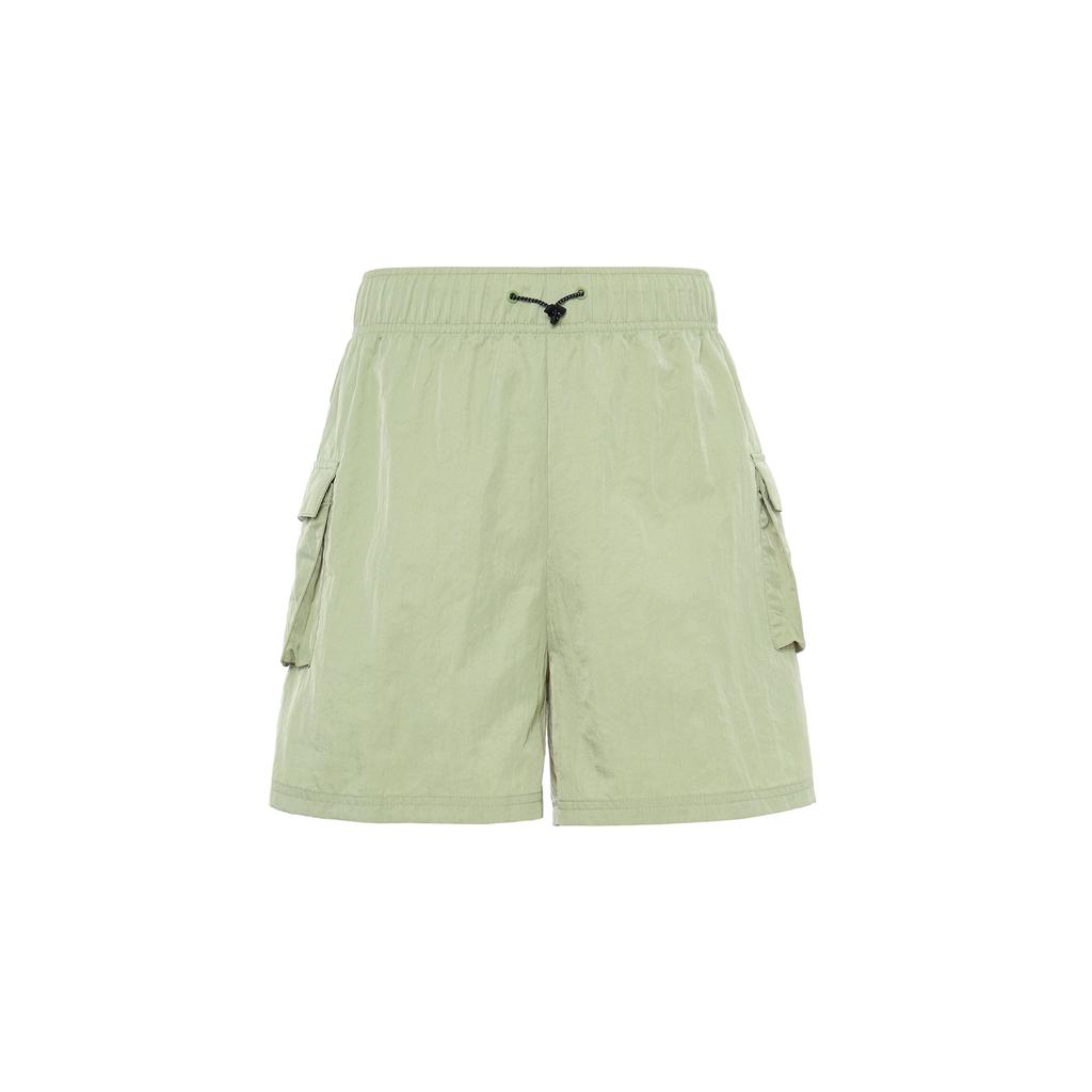 Nike Sportswear Essential High-Waisted Woven Shorts Women Bottoms Oil-Green DM6248-386