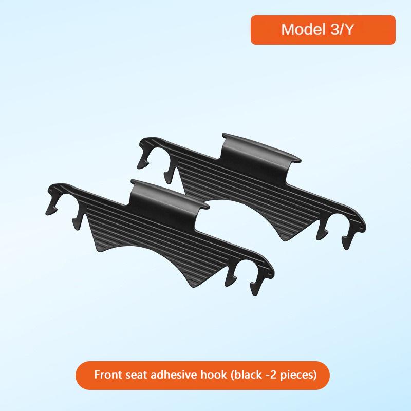 1/2 stücke Auto Hinten Stamm Haken Platz ABS Material Co-fahrer Handschuh Box Regenschirm Haken Für Tesla Model3/Y Auto Zubehör