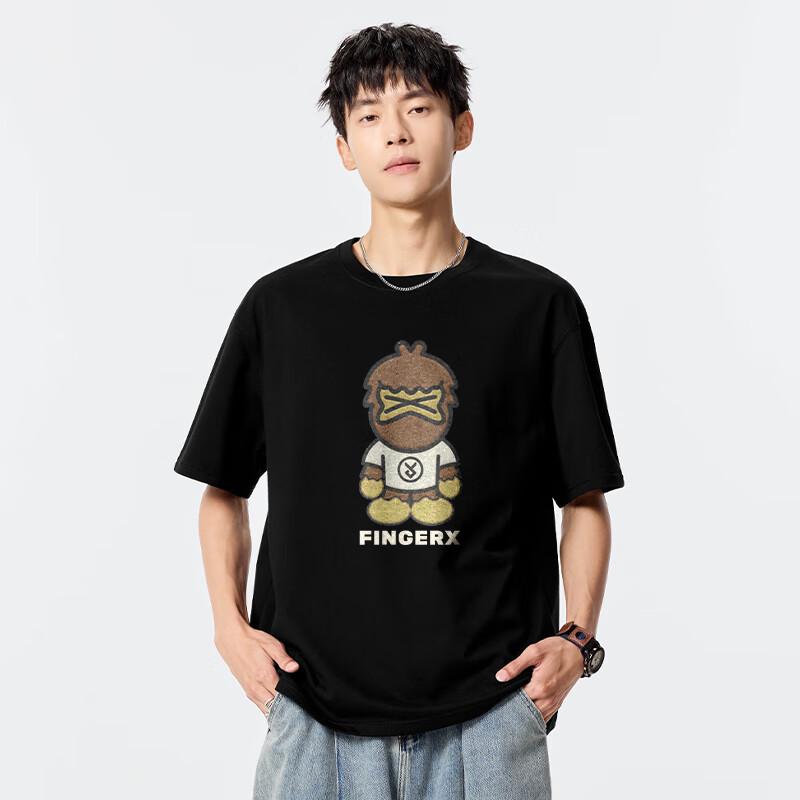 Fingercroxx Men's Retro Cotton Short Sleeve T-Shirt