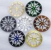 31.8MM Hollow Out Wheel Bone Green Luminous Dial Suitable For NH70 NH38 Mechanical Movement Watch Accessories