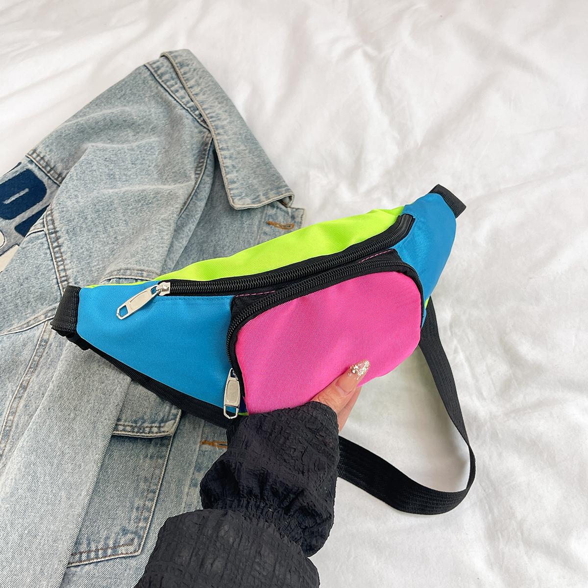 Sacoche de ceinture Sacoche de taille pour téléphone portable Sacoches de taille pour femmes Hommes Sports Plein air Loisirs Course à pied Antivol Sac de taille ultra fin Invisible pink