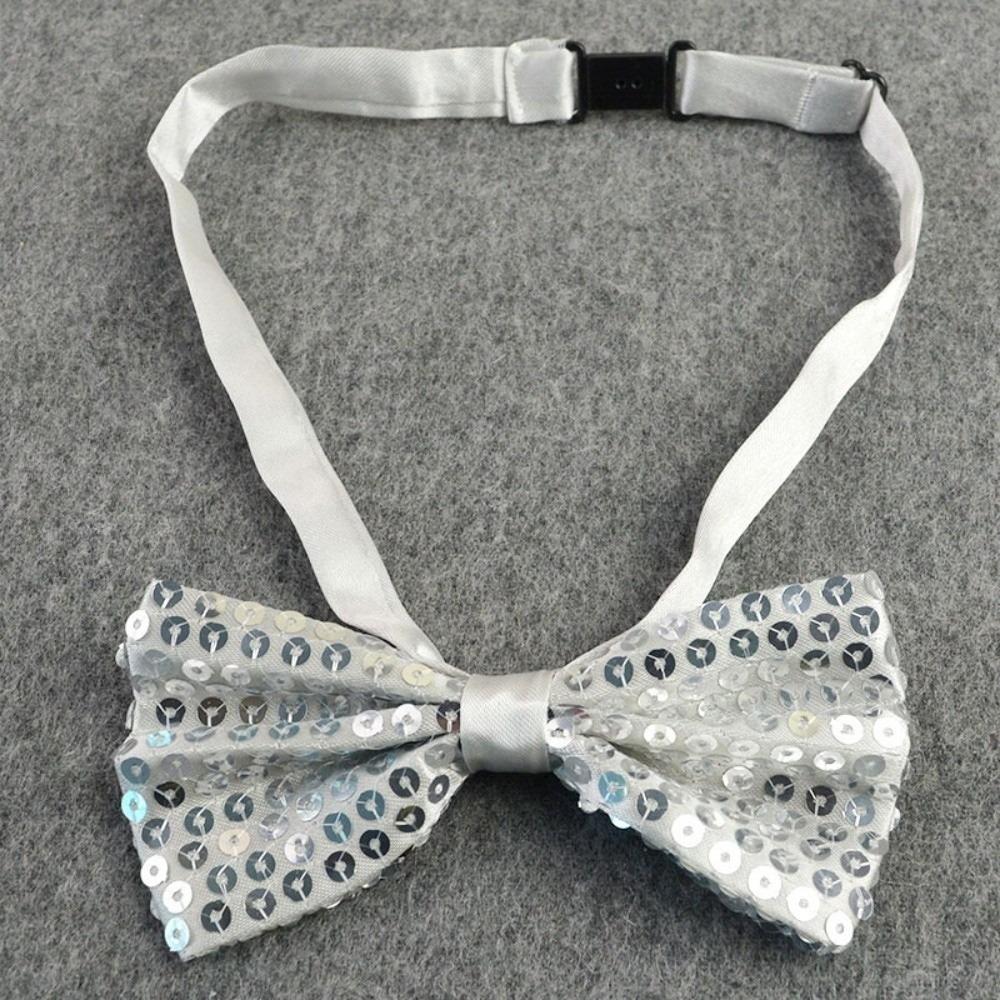 

Adjustable Bowknot Decoration Sequin Stage Performance Costume Children Bow Tie Stage Performance 10