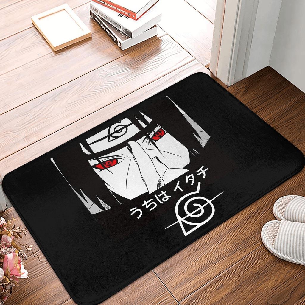 Itachi Uchiha Narutos Anime Doormat Non-Slip Entrance Bathroom Kitchen Floor Door Mats Garden Rug Carpet Footpad