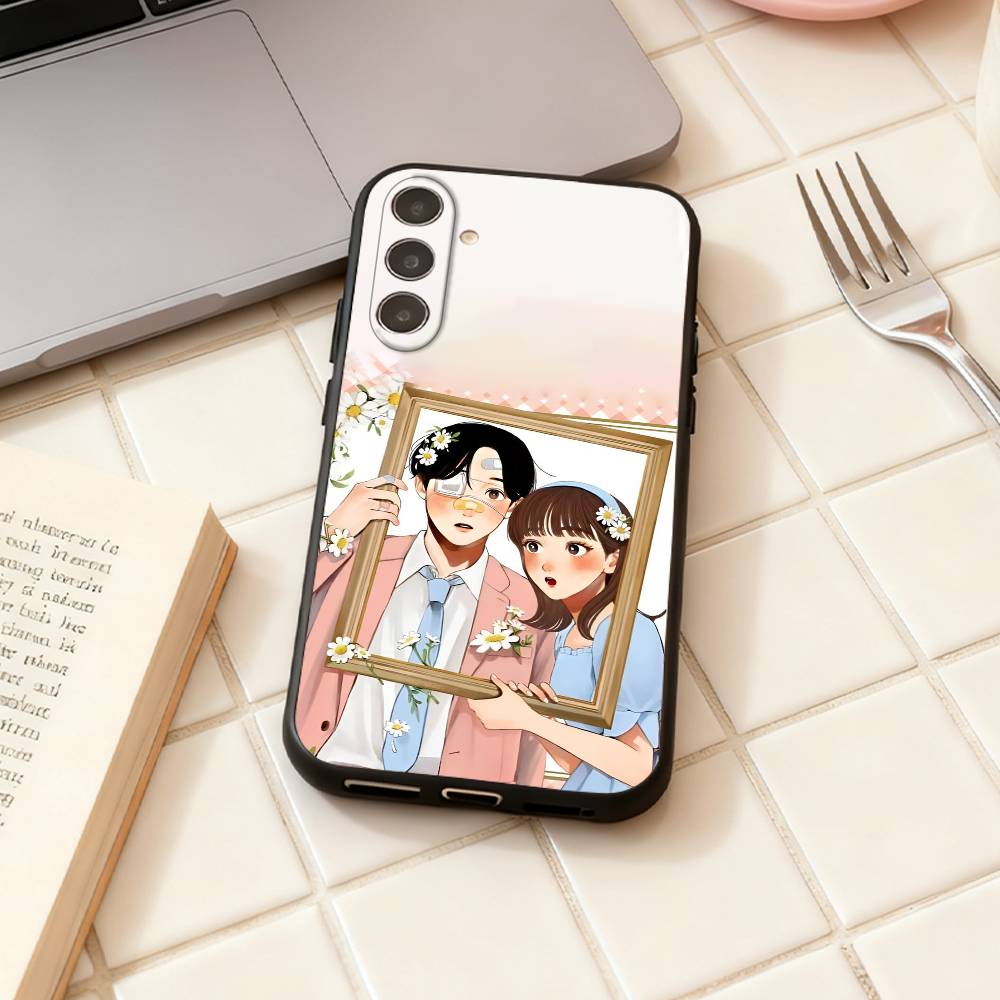 Comic Yano-kun's Ordinary Days  phone Case For Samsung Galaxy A73,A72,A71,A70,A53,A52,A51,Others Soft Black Shell