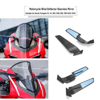 Deflettore Vento Specchietto Retrovisore Riflettente Ducati V4/V2/V4S/1299/959/1199/899