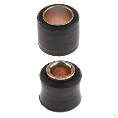 2 Stück Motorrad Stoßdämpferbuchse Gummi-Buchsen (10mm+14mm)
