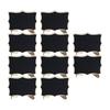 Wooden Blackboard Universal Message Board 10 Pcs/set Mini Chalkboard Portable Wedding Party Decor Decorative Parts