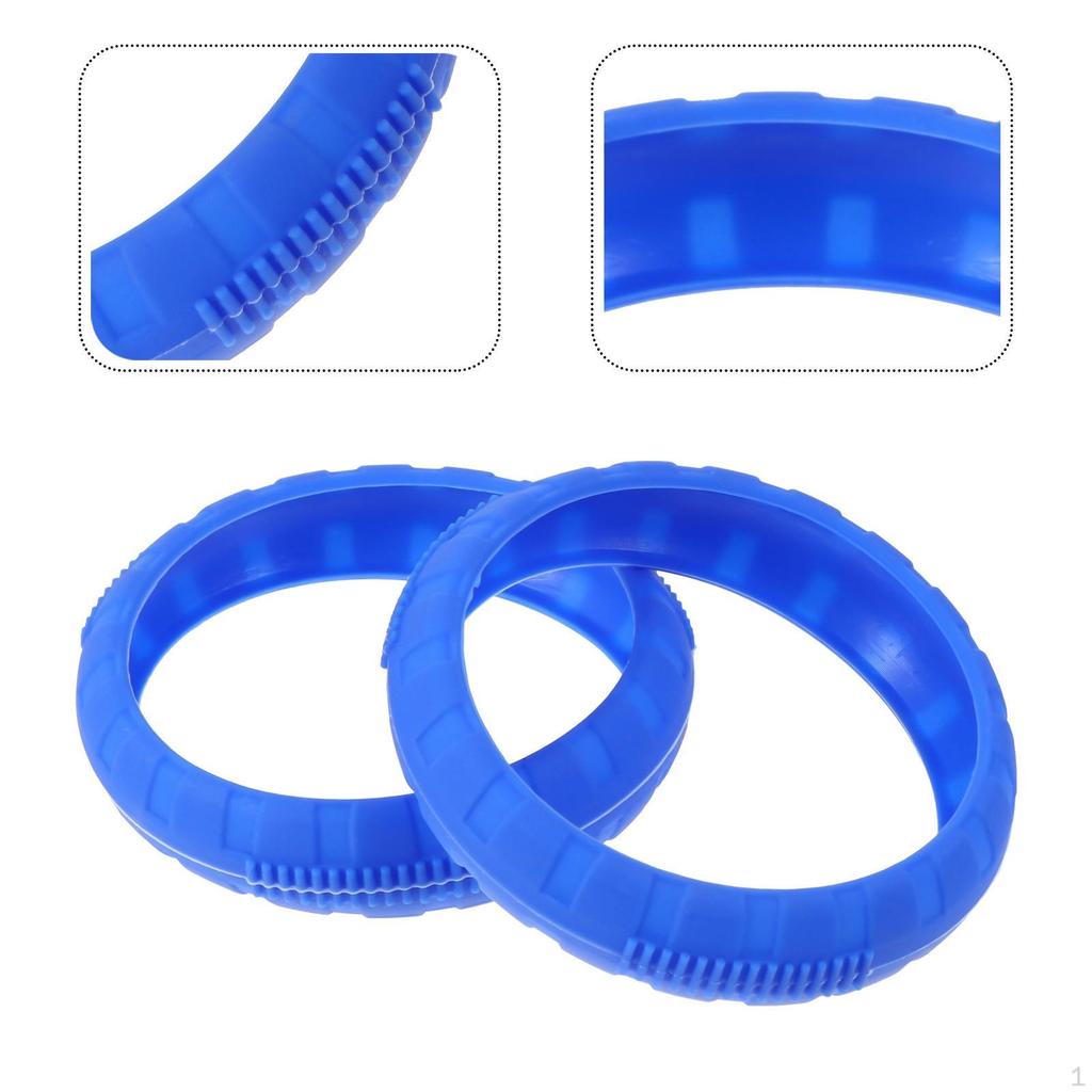 2 Pieces Dumbbell Case Sturdy Gym High Elastic Home Gifts Rust and Scratch Easy Use Accessory Blue