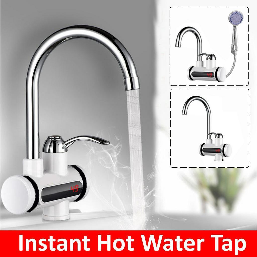 3000W Kitchen Electric Tap Water Heating Instantaneous Water Heater Electric Shower Water Heater Instant Instant Hot Faucet