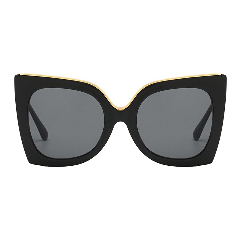 Fashion Butterfly Oversized Sunglasses For Lady Luxury Brand Designer Oversized Cat Eye Sunglasses Women Trend Glasses Uv400