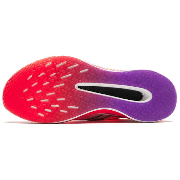 New Anta Cushioning Anti Slip And Wear Resistant Low Top Full Length Carbon Plate Training Running Shoes Men's Red White 912425588-6