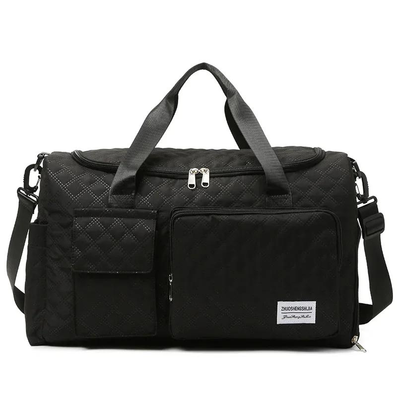 

Oxford Solid Zipper Shoulder Bag Spring Fashiable Women s Bags Sale 2026 New Simple Fallow Hottie Make Up Travel Handbag