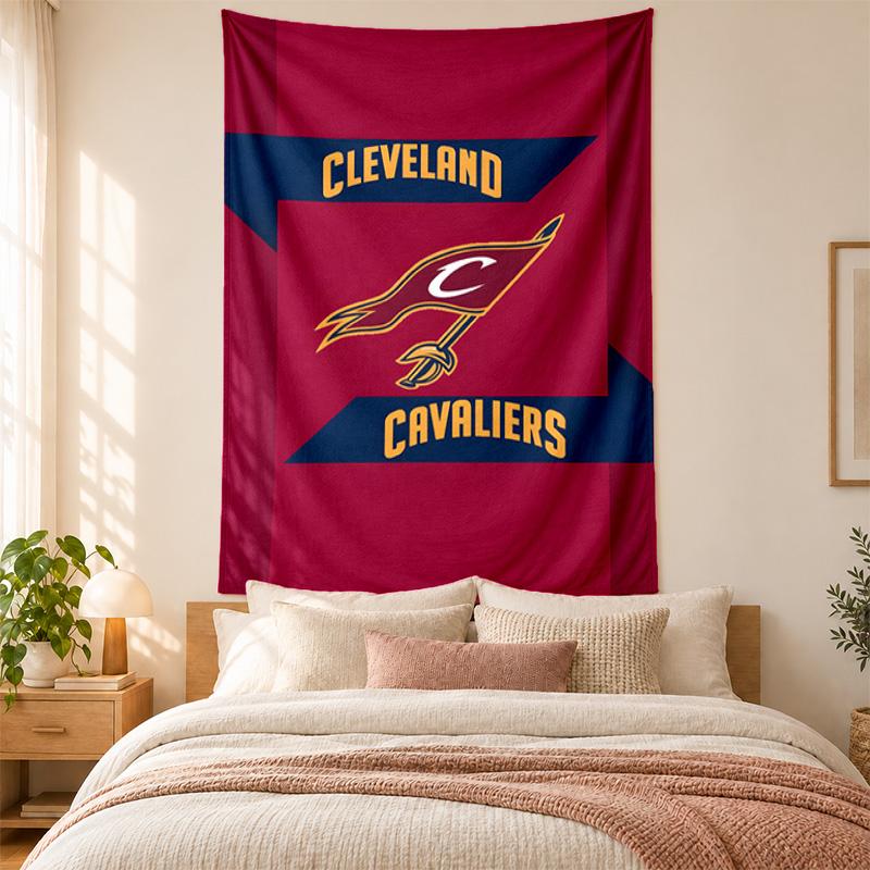 Cleveland Cavaliers Tapestry Highquality for Decorating Living Room Bedroom Dorm Walls Ideal As Bedroom Wallart Orholiday Gift