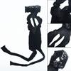 Women Stretchy Sleeveless Bodysuit Lingerie See Through Open Crotch Sleepwear
