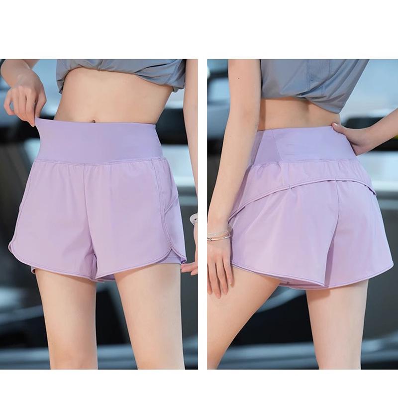 Women's Summer Sports Shorts & Yoga Pants Set with Side Phone Pocket for Running & Training