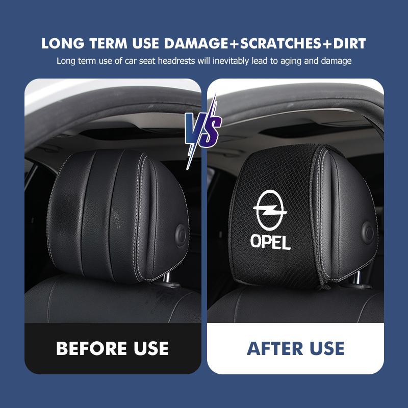 Polštářek na opěrku hlavy zadního sedadla auta Podložka na podporu Prachotěsný potah Pro Opel Zafira Meriva Mokka Vivaro Vectra Antara Ampera