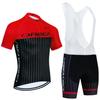 Cycling Short-sleeved Suit Men's Summer Road Cycling Suit Breathable and Quick-drying Mountain Overalls Cycling Pants Top