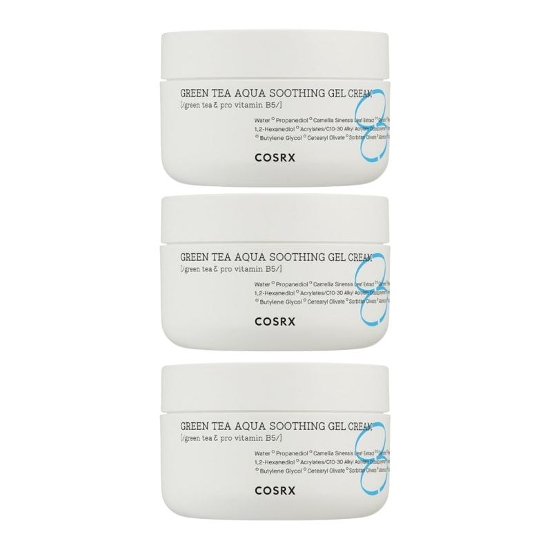 COSRX Hydrium Green Tea Aqua Soothing Gel Cream 50ml – Lightweight Cooling Gel Moisturizer,Water-Gel Texture for Fresh & Calm Skin