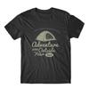 Adventure Begin Outside Your Tent T-Shirt. 100% Cotton Premium Tee NEW