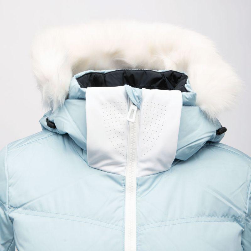 Women's ROSSIGNOL Faux Fur Hooded Ski Jacket with Logo