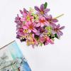 Artificial Flower 18 Forks Realistic Vivid Floral Arrangement Table Scene Artificial Flower