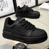 Fashion Men's Shoes 2025 Spring and Autumn New Fashion Versatile Casual Board Shoes Retro Lace Up Thick Soled Sports Shoes