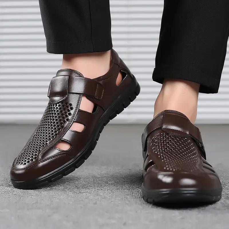 Fashion Flat Male Shoe Non-slip Beach Japanese New Arrival Summer 2025 Low Price Breathable Casual Luxury Clearance Sale 39 Men's Sandal