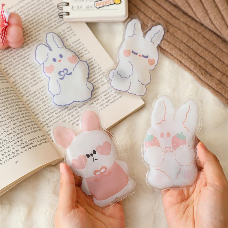 Children s Reusable Cartoon Hand Warmer – Portable, Self-Heating Pocket Warmer for Students Ice Cream Series