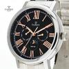 Taendi Sun & Moon Men'S Metal Watch T-1511 M Bk