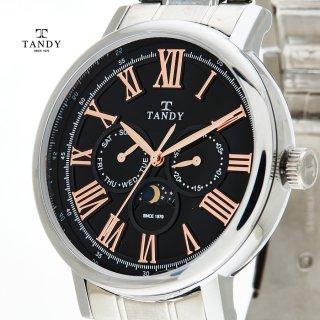 Taendi Sun & Moon Men'S Metal Watch T-1511 M Bk
