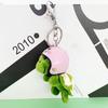 Fashion Lovely Plush Helmet Turtle Keyholder Cute Animal Keychain Bag Charm Pendant Toy Car Keyring Jewelry Party Gift