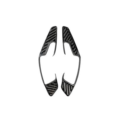 Para Lexus NX 200 200t 300h Accesorios para coche Paletas de cambio de volante Decorar molduras interiores de fibra de carbono Pegatinas para coche 3D