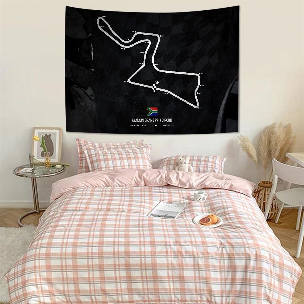 F1 Track Hanging Bohemian Tapestry Hanging Tarot Hippie Wall Rugs Dorm Home Decor