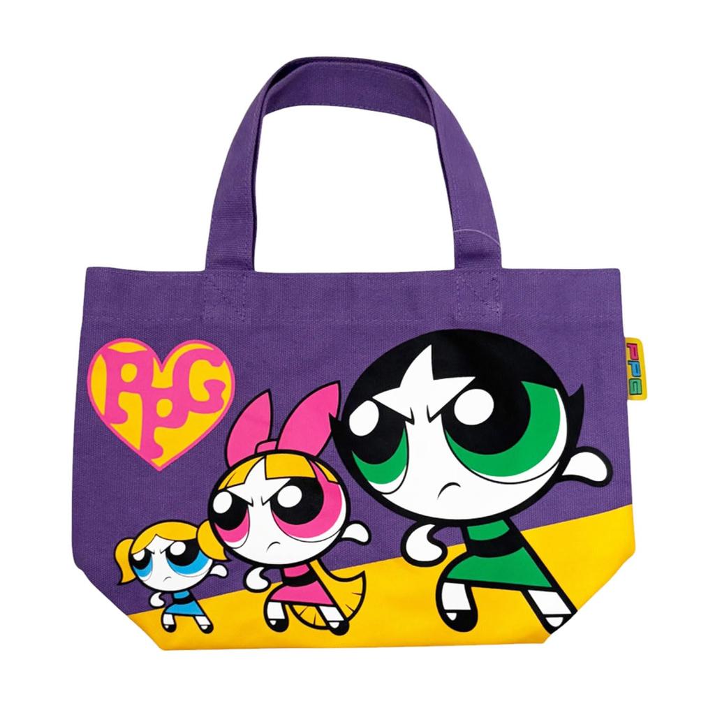 Powerpuff Girls Lunch Bag Colored Gusset - Bag/Purple