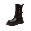 British style platform Martin boots women's autumn and winter 2025 new Maillard two wear velvet women's boots short boots explosion