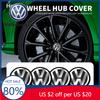 Für VW Volkswagen Jetta MK5 Golf 4 Stück 56mm Auto Radnabendeckel Logo Aufkleber Für Volkswagen VW Touran Käfer Golf Passat Je