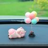 Cartoon Pig Butt Car Ornament: Cute, Creative High-End Interior Decoration