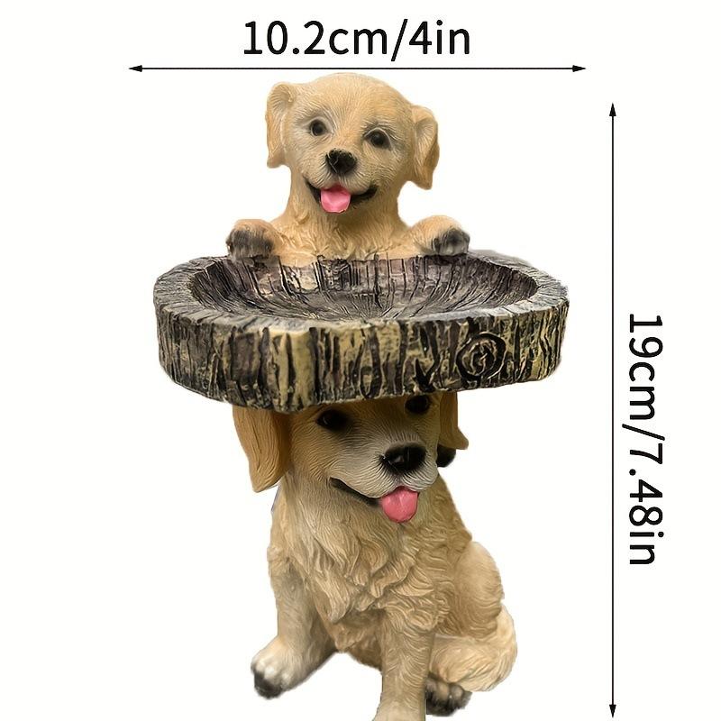 Garden Animals Raccoon Fox Puppy Rooster Hedgehog Frog Sunflower Resin Bird Feeder Ornament