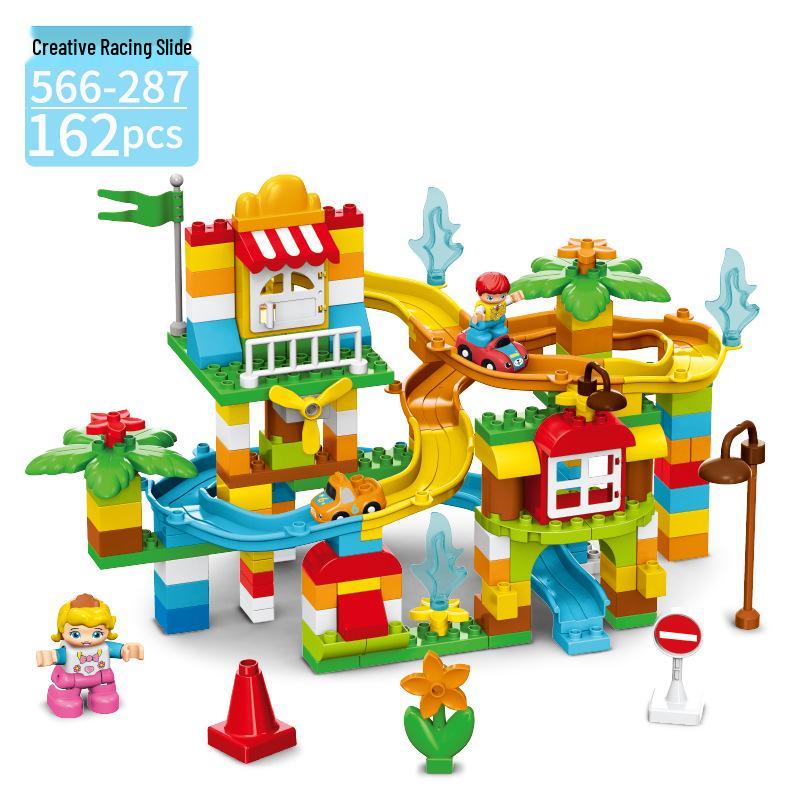 

Детский развивающий набор «Сделай сам» Гоночный трек и строительные блоки