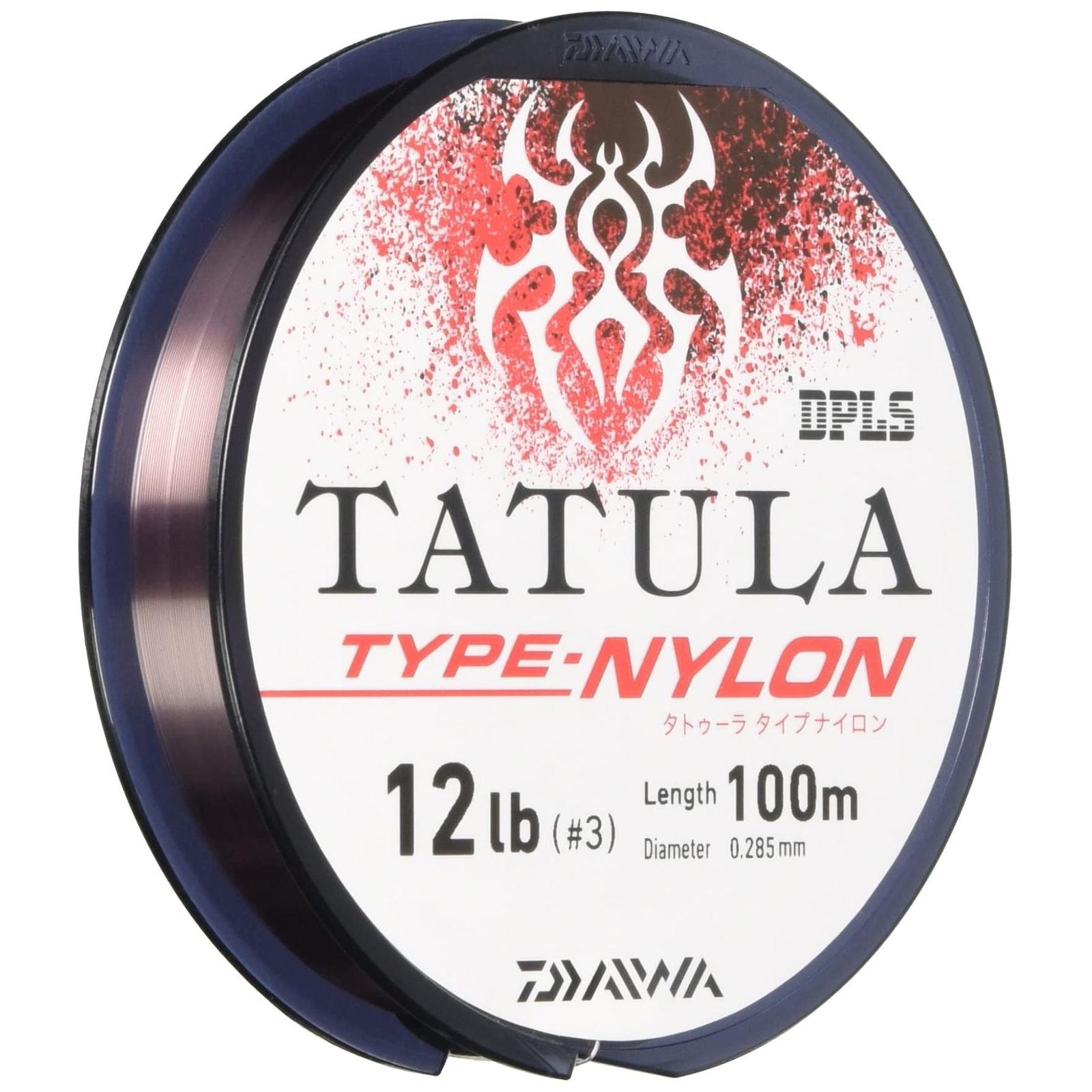 Used New Daiwa Nylon Line Tatula Line TYPE-Nylon 20lb. 100m Beaujolais Brown