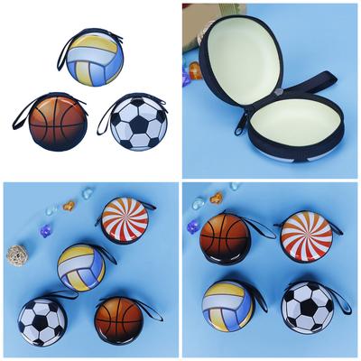 Ball Type Coin Purse Wallet Zipper Pouch Bag for Boy Girl Kid Small Key Bag Headset Pouch Wallet Birthday Festival Gifts